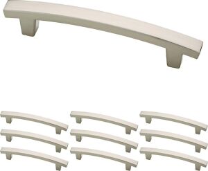 Franklin Brass Pierce Dolap Çekme, Nikel, 4 Inç Çekmece Kolu, 10'lu Paket, P29615K-SN-B