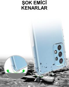 Galaxy S7 Edge Şeffaf Airbag Antishock Köşe Korumalı Silikon Kılıf