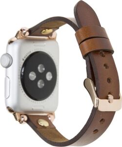 Apple Watch Uyumlu Deri Kordon 42-44-45MM Ferro Gt RST2E