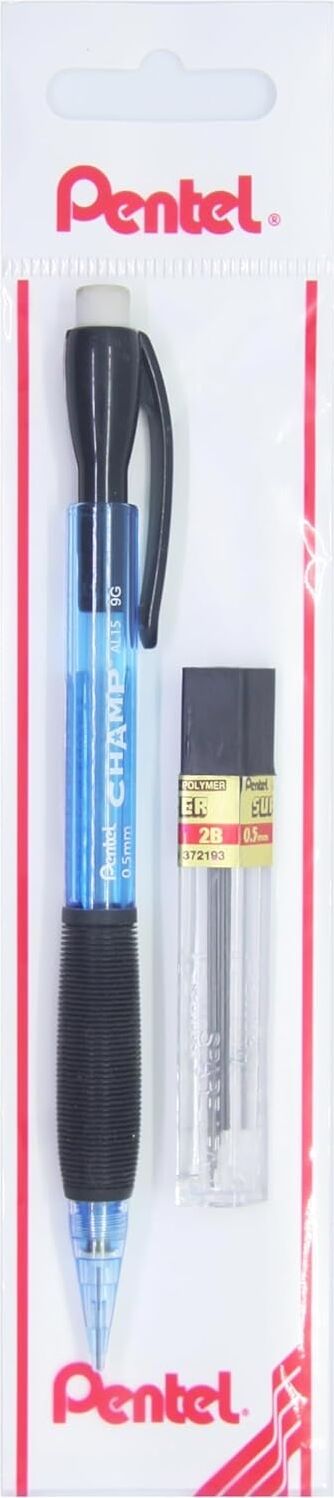 0.5 mm Kauçuk Tutaçlı Versatil - Champ + Yedek Uç Mavi