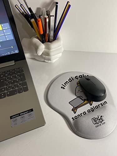 Şimdi Çalış Sonra Ağlarsın Bilek Destekli Mouse Pad