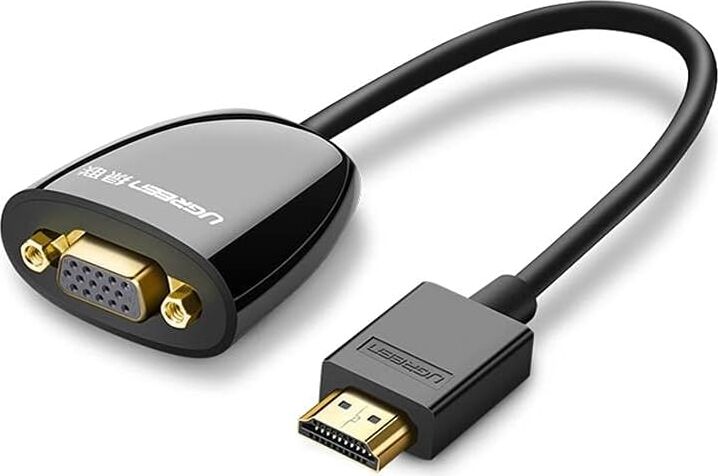 HDMI To VGA Dişi Çevirici Adaptör Siyah