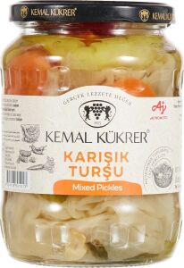 Karışık Turşu Cam Kavanoz 680 gr