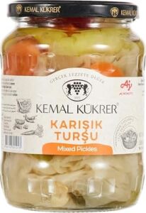 Karışık Turşu Cam Kavanoz 680 gr