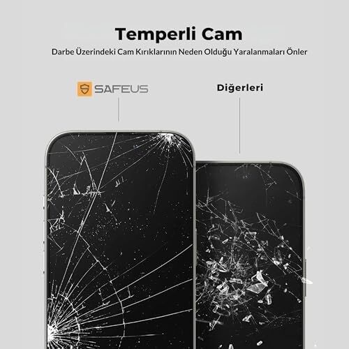 Tam Kaplayan Parmak Izi Bırakmayan Safir Ekran Koruyucu Cam, iPhone 13 Ile Uyumlu