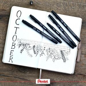 Pointliner S20P-3A, Fineliner, Siyah, Suya Dayanıklı ve Solmaz, 0,3 mm