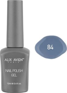 Mor Mavi Kalıcı Oje 84-Yoğun Renk Veren Jel Oje 12 Ml-Nail Uv Gel Polish 84