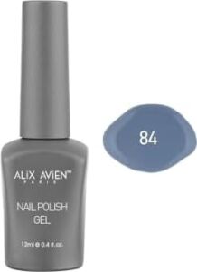 Mor Mavi Kalıcı Oje 84-Yoğun Renk Veren Jel Oje 12 Ml-Nail Uv Gel Polish 84