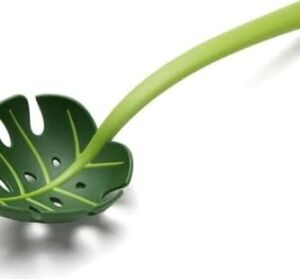 Yaprak Kepçe,jungle Servis Kaşığı, Jungle Spoon Mutfak Kaşığı, Yaprak Servis Kaşığı,-