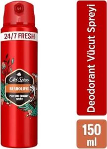 Bearglove Erkek Sprey Vücut Deodorantı 150 ml