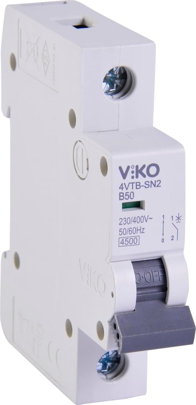 4VTB-1B50 Otomatik Sigorta 4,5ka B Tipi 1 Kutup 50A