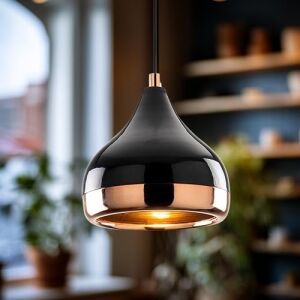 Luminoso Tekli Sarkıt Aydınlatma Metal Gövde Bakır Kaplama, Ev, Ofis, Cafe, Restoran Avizeleri, E27 Duy