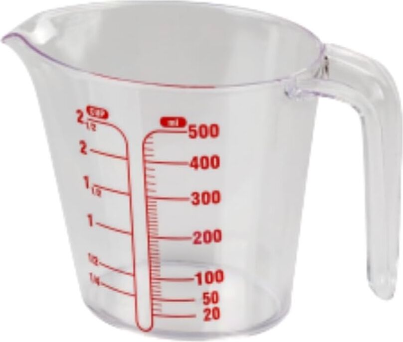 Dereceli Ölçü Kabı 1000 ml Hacminde 10 Aralıklı Sert Plastik Ölçü Kabı 1l (1, 500 Ml)