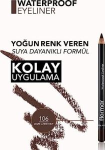 Suya Dayanıklı Göz Kalemi - Koyu Kahverengi Waterproof