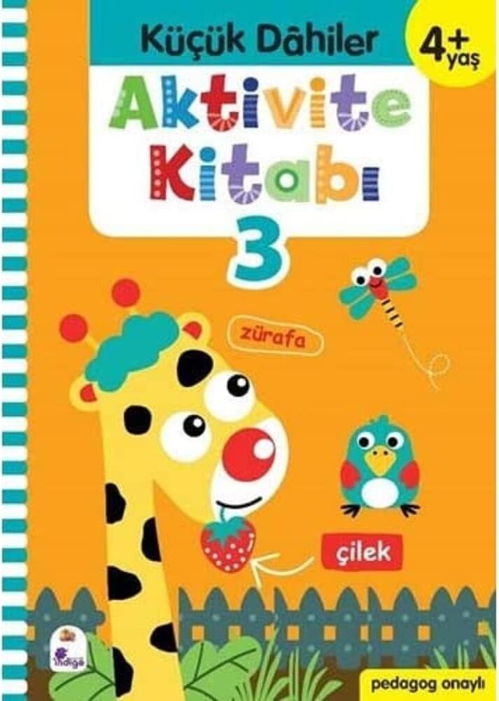 Aktivite Kitabı 3 - Küçük Dahiler 4+Yaş: Pedagog Onaylı
