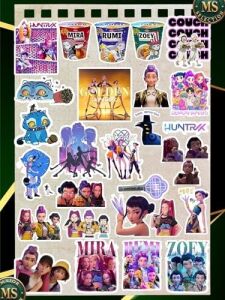 Kpop Demon Hunter Sticker Set -2– 27’li | 3-5 cm | Suya Dayanıklı, Araba–laptop–defter Etiketleri