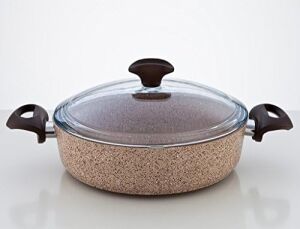 Falez Creamy Granitec 22CM Kısa Granit Tencere