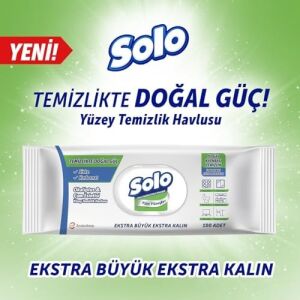 Yüzey Temizleme Mendili Doğal Güç Okaliptus & Çam, 100 Yaprak