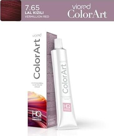 Profesyonel Tüp Saç Boyası 60 ml 7.65 Lal Kızılı