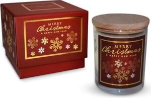 Charm Lab Candle – Yılbaşı Hediyesi, Kar Tanesi, Ahşap ve Baharatlı Sandal Kokulu, Doğal Bio Balmum, 135 G Kokulu Mum, 40 Saat Yanma Süresi, Lüks Kutulu, Kadın ve Erkek Için Şık Yılbaşı Hediyesi