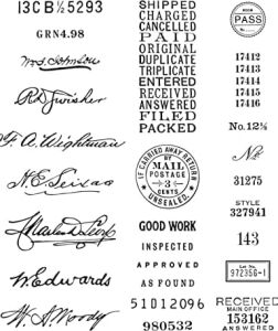 Spellbinders Sign Here By Cathe Holden Şeffaf Damga Seti