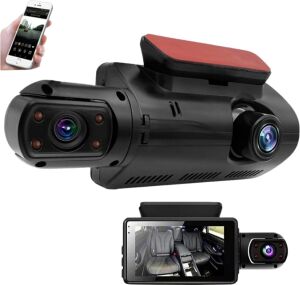 Çift Görüşlü Dashcam – Gece Görüşlü 1080P Araç Içi Güvenlik Kamerası