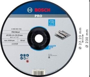 Professional Kesme Diski, Gri, 230 Mm, 1 Adet