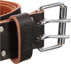 68585 50 mm Top Grain Double Pin Leather Belt