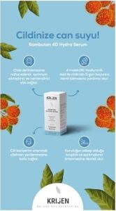 Krijen Rambutan 4d Hydra Yoğun Nemlendirici Serum | Hyaluronic Acid 4d + Beta Glucan