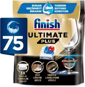 Ultimate Plus 75 Kapsül Bulaşık Makinesi Deterjanı Tableti (1 x 75 Kapsül)