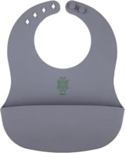 Been Silicone Baby Bib - Silikon Mama Önlüğü, Gri