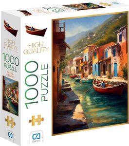 Kayıklar 1000 Parça 2,2mm Kalınlık 48X68CM Profesyonel Hobi Puzzle Yapboz Serisi