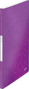 A4 Sunum Dosyası, Metalik Mor, 20 Şeffaf Poşetli, 40 A4 Sayfa Kapasiteli, 46310062