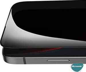 Apple iPhone 13 Privacy 5d Gizlilik Filtreli Cam Ekran Koruyucu Siyah