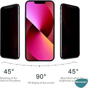Apple iPhone 13 Privacy 5d Gizlilik Filtreli Cam Ekran Koruyucu Siyah