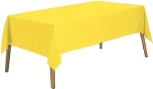 Plastik Kullan At Masa Örtüsü Sarı 137 * 270 cm