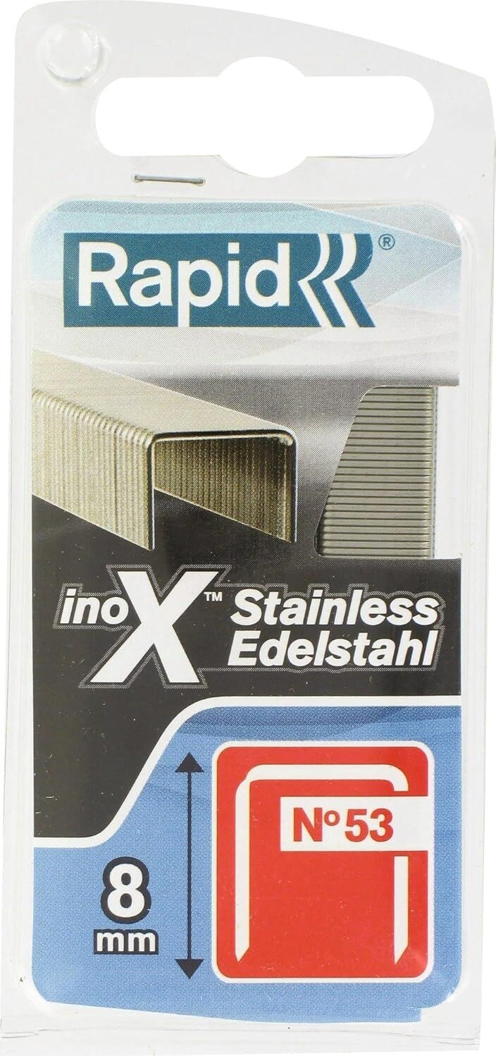 1, N ° 53 Rapid Agraf, Yükseklik: 8 Mm, 1080 Adet