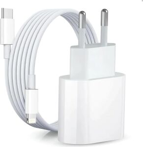 iPhone 11/12/13/14 Pro ve Pro Max ile Uyumlu 20W Gerçek Güç Pd Qc 4.0 Destekli Hızlı Şarj Adaptörü ve Type-C To Lightning Kablo Seti