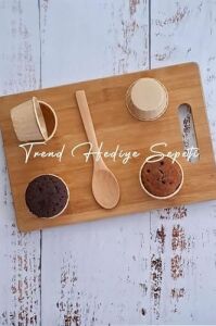 50'li Mini Boy Kraft Muffin Cupcake Kalıbı 45X35 mm Kek Kalıbı, Safari Konsept, Airfryer Uyumlu