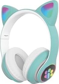 5.0 Kedi Kulak Üstü Bluetooth Kulaklık Yeşil Blt-44