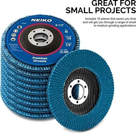Neiko 11142A Flap Disc, Konik Tip 29, 40 Grit