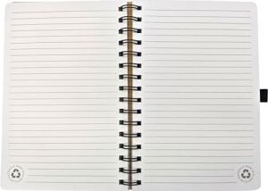 14X21 Spiralli Wood Kapak Defter