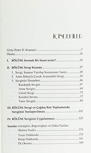 Sevme Sanatı (Klasik Kapak): Bir Eylem Olarak Sevmek