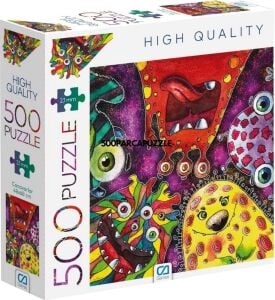 Canavarlar 500 Parça 2,2mm Kalınlık 33X48CM Profesyonel Hobi Puzzle Yapboz Serisi