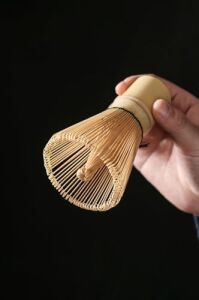 Bambu Matcha Çayı Karıştırıcı Fırça ve Kaşık Bamboo Whisk Köpürtücü CIN552