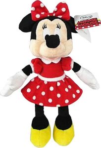 3414 Peluş Minnie  Kırmızı Elbiseli 25 cm -Sunman