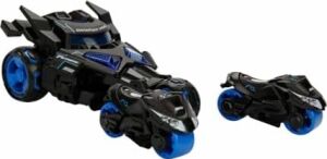 Maxx Wheels Motosiklet Fırlatıcılı Sesli ve Işıklı Araba - Kırmızı