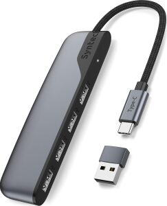 USB C - USB Hub 4 Bağlantı Noktası, Tip C - USB 3.0 Hub, USB C - USB Adaptörü (Usb 2.0), Thunderbolt 3 - USB Hub Thunderbolt 4 MacBook Pro, iPad Pro, Imac, Surface ile Uyumlu