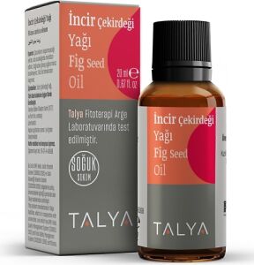 Incir Çekirdeği Yağı, Soğuk SIKIM,%100 Saf ve Doğal, 20 ml