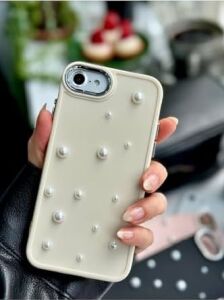 Iphone 7-8 - Se 2020 - Se 2022 Uyumlu Pearl 3D Oyuncak Tasarımlı Esnek Silikon Kılıf - Krempearl